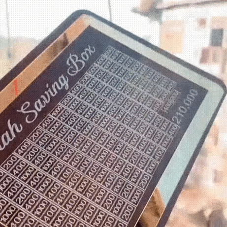 Umrah Saving Box - Save 210,000 Smartly for Your Umrah Journey