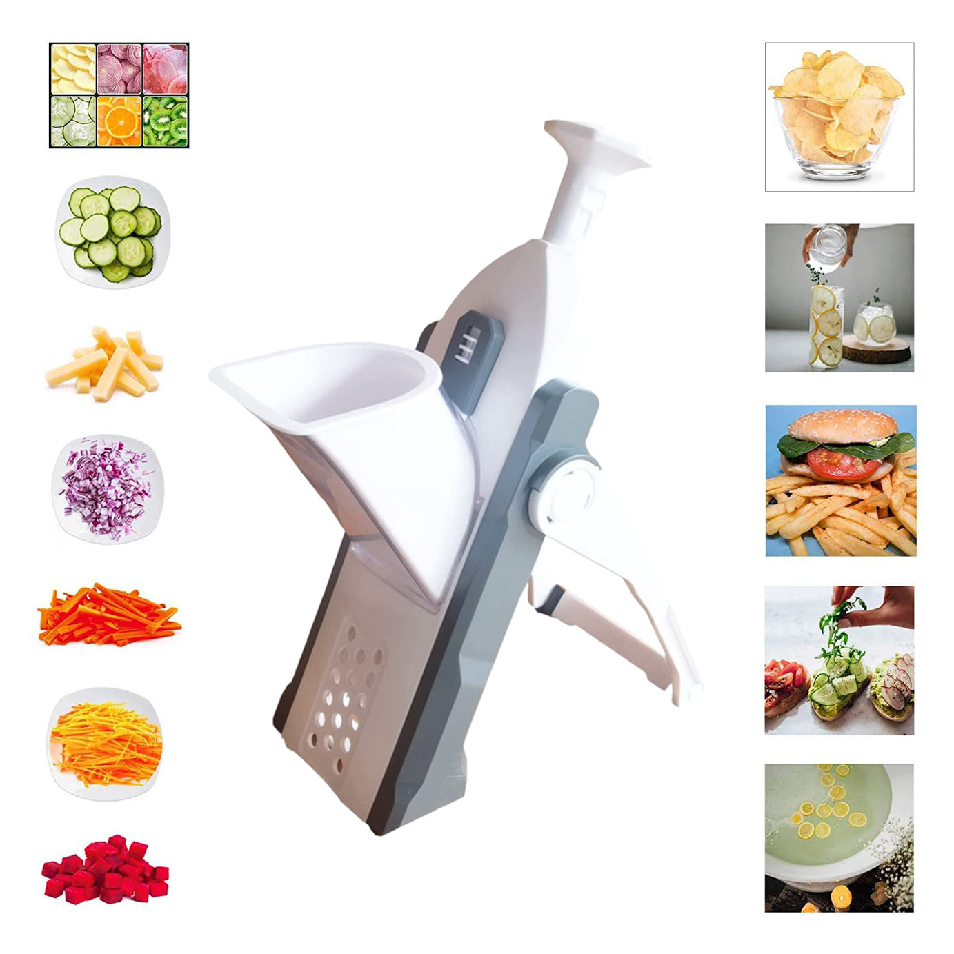 Imported Multi-Purpose Kitchen Vegetable Slicer - Multifunctional Mandoline chopper in Rs 2499
