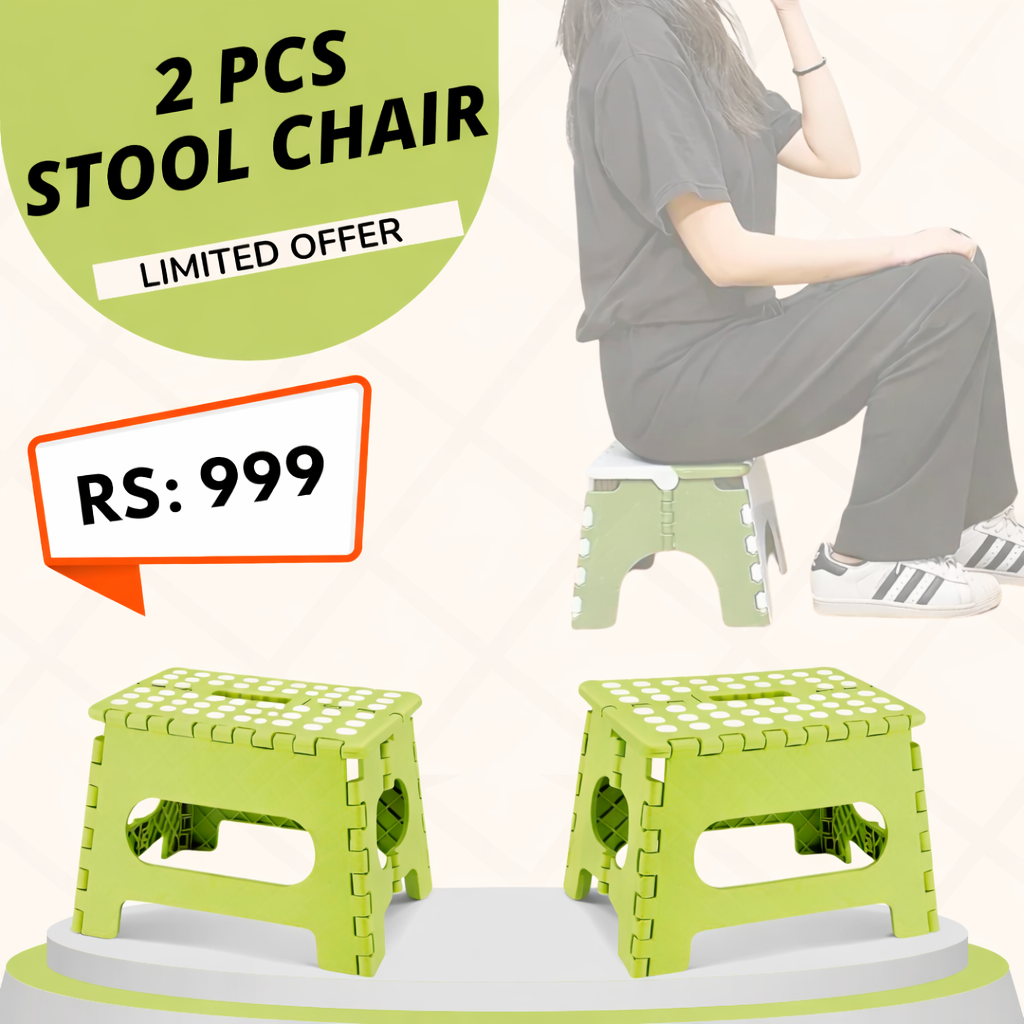 Buy 1 get 1 free Offer Lightweight Folding Step Stool 2 Pcs