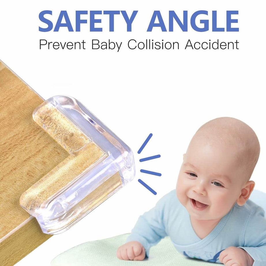 12/20 Pcs Transparent Baby Kids Safety Silicone Protector For Corner Edge Protection