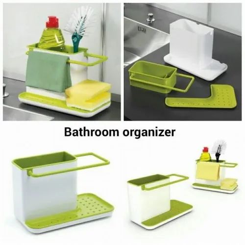 3 in 1 Stand for Kitchen Sink Organizer Dispenser for Dishwasher Liquid with Box