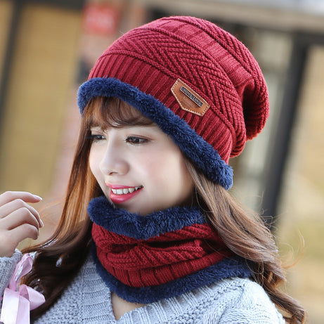 11.11 Sale Offer - 1 Warm Hat and 1 Neck Warmer Collar - 2 Items Rs 799