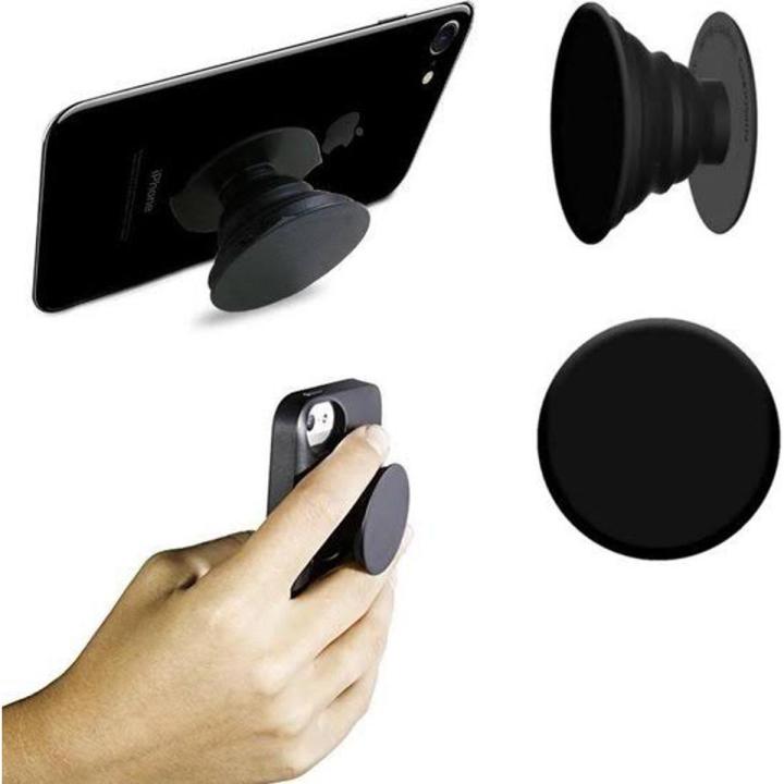 Universal Black Pop Socket Grip
