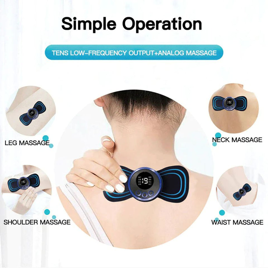Imported Multifunctional Electric All Body Mini Massager Super Intelligent Cervical Massager