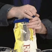 (Pack of 3) Multi Purpose Plastic Dust and Moisture Proof Food Bag Sealing Clips with Dispensing Nozzle for Storing Cereals and More