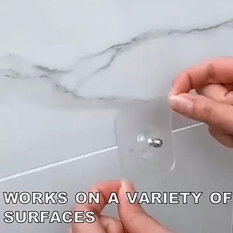 Strong Punch Free Self Adhesive Wall Screw Rod Hooks and Nail Mounting Hang Kit