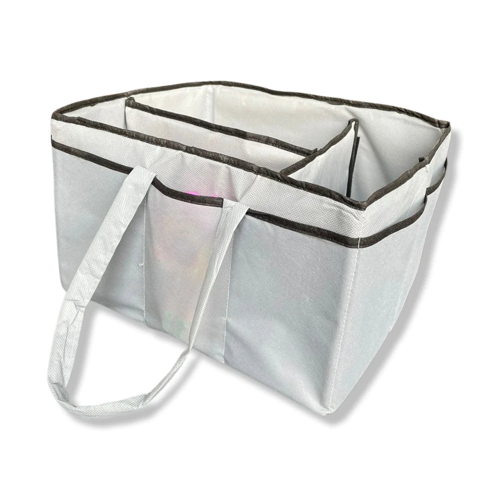 Baby Diaper Caddy Organizer Foldable Felt Storage Bag with Multi Pockets and Flexible Compartments Caddy Organizer