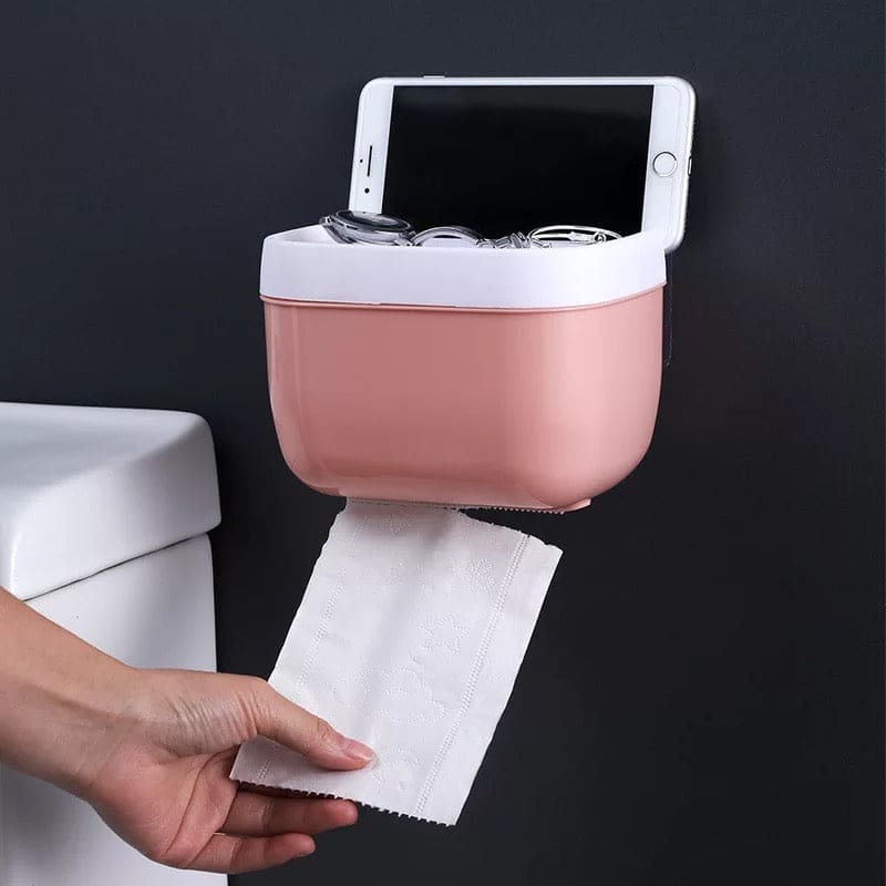 Waterproof Wall Mount Tissue Box Holder For Bathroom, Toilet and Kitchen
