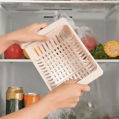 Buy 2 get 2 free Adjustable Fridge Storage Basket Racks & Sliding Tray 4 Pcs in Just Rs 1199