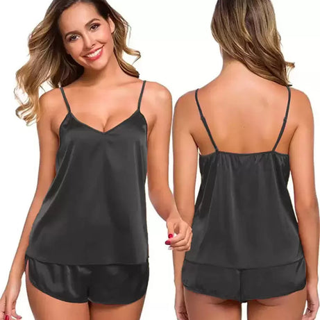 BLACK CAMI SETS FOR WOMEN