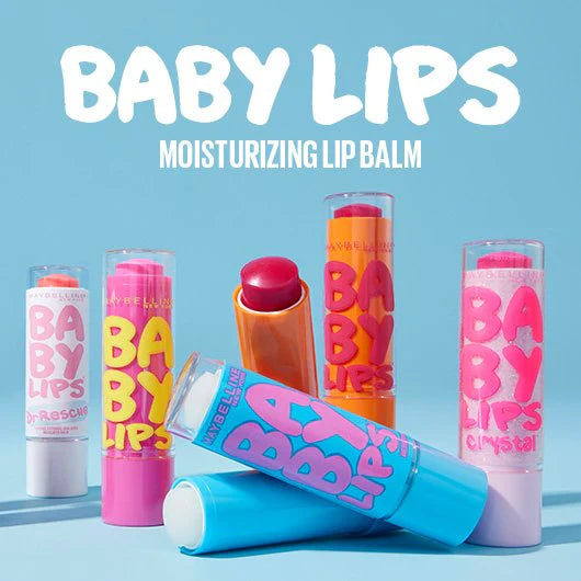 Baby Lips Renewing Moisturizing Lip Balm (Random Flavour)