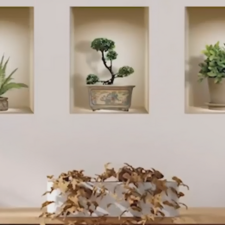 Removable 3D Self Adhesive Visual Bedroom Entryway Living Room Porch Home Decoration Lighting Wall Decals Stickers