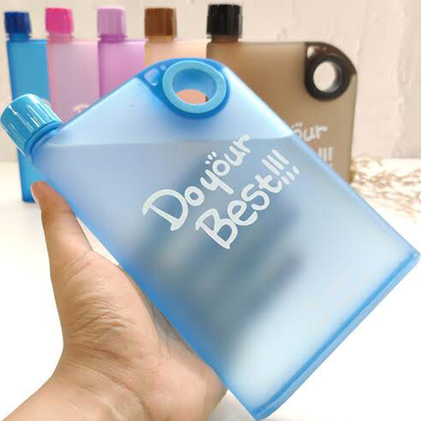 Portable Water Bottle in Notebook Design