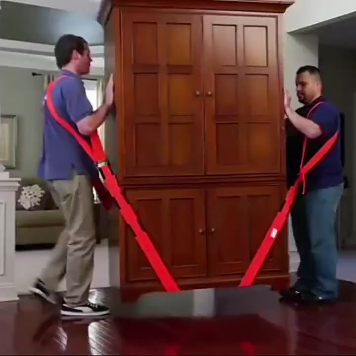 Adjustable Lifting Moving Strap Ropes Lift Cord Heavy Objects Furniture Transport Belt Move Wrist Carrying Straps Tool