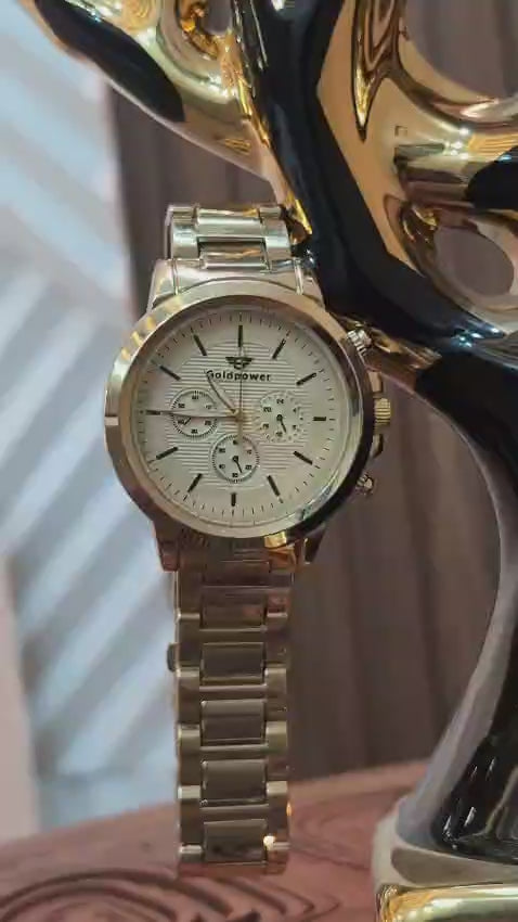 Gold TimeBond Couple Watches