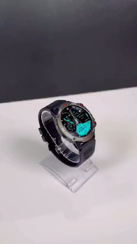 TF10 Pro Round dial Smart Watch with Bluetooth Calling Amoled Screen with Box For Men and Women