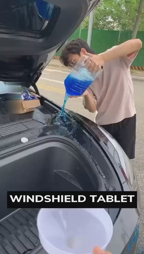 (Pack of 20) Water Dissolving Cleaning Tablets For Car Windshield Home and Outdoor Use