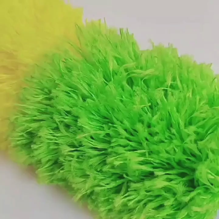 (Pack of 2) Rainbow Soft Magic Colorful Feather Duster Brush Anti Static Car Home Window Cleaner