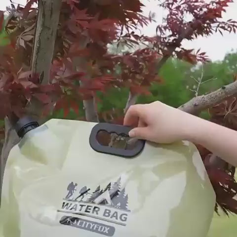 8L Portable Water Storage Bag – Foldable Outdoor Camping Container