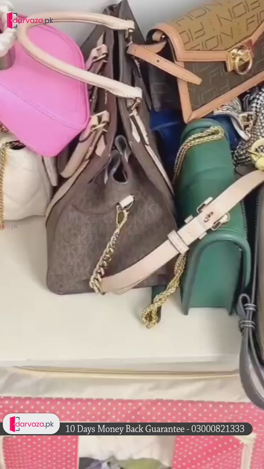 Buy 1 Get 1 Free Handbag Storage Hanging Purse Organizer with 6 Large Easy Access Pockets