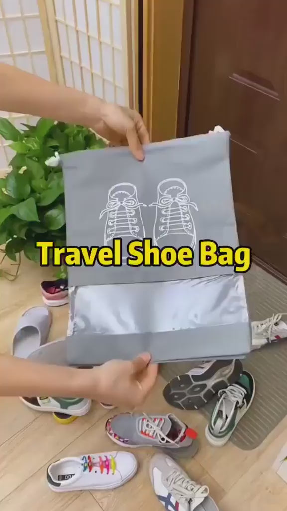 Azaadi Sale Offer 14 Shoe Pouches & Dustproof Travel Organizer (14 Bags)