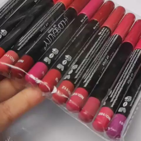 Huda Beauty Eyes & Lipstick Pencil 12-Pcs Set