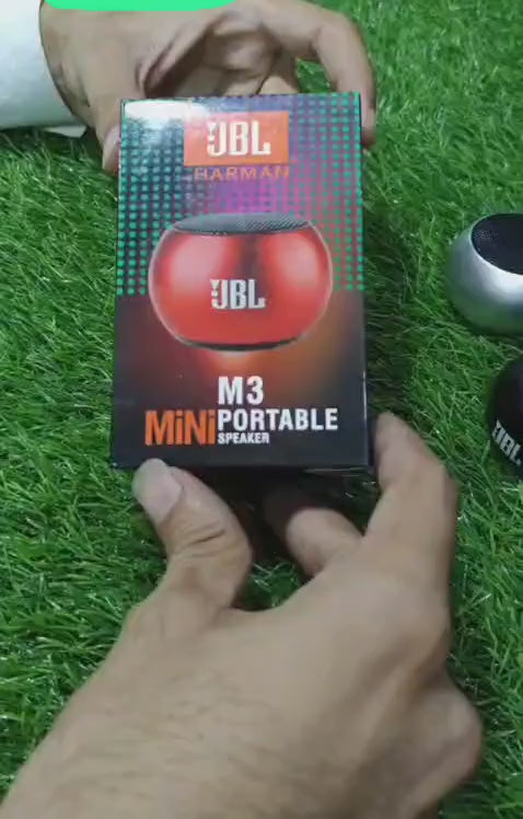 JBL Harman Mini Portable Bluetooth Speaker M3 T With Box For Home and Outdoor Use