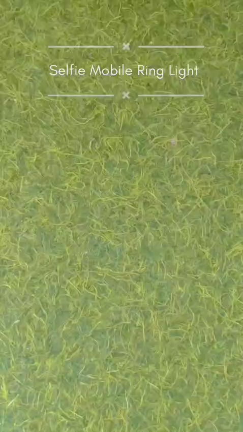 Portable USB Rechargeable Mini Mobile Selfie LED Ring Light with 3 Brightness Level