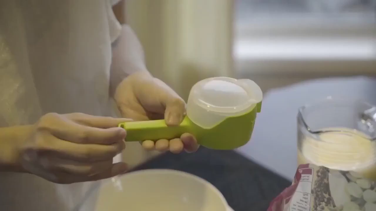 (Pack of 2) Seal Pour Food Storage Bag Sealing Clip Snack Fresh Keeping Sealer Clamp Plastic Helper Food Saver