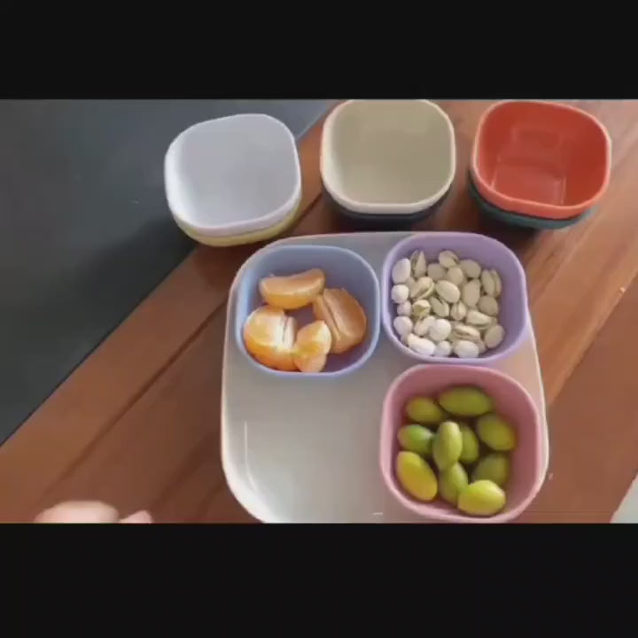 (Pack of 12) Plastic Bowl Set For Home and Outdoor Use