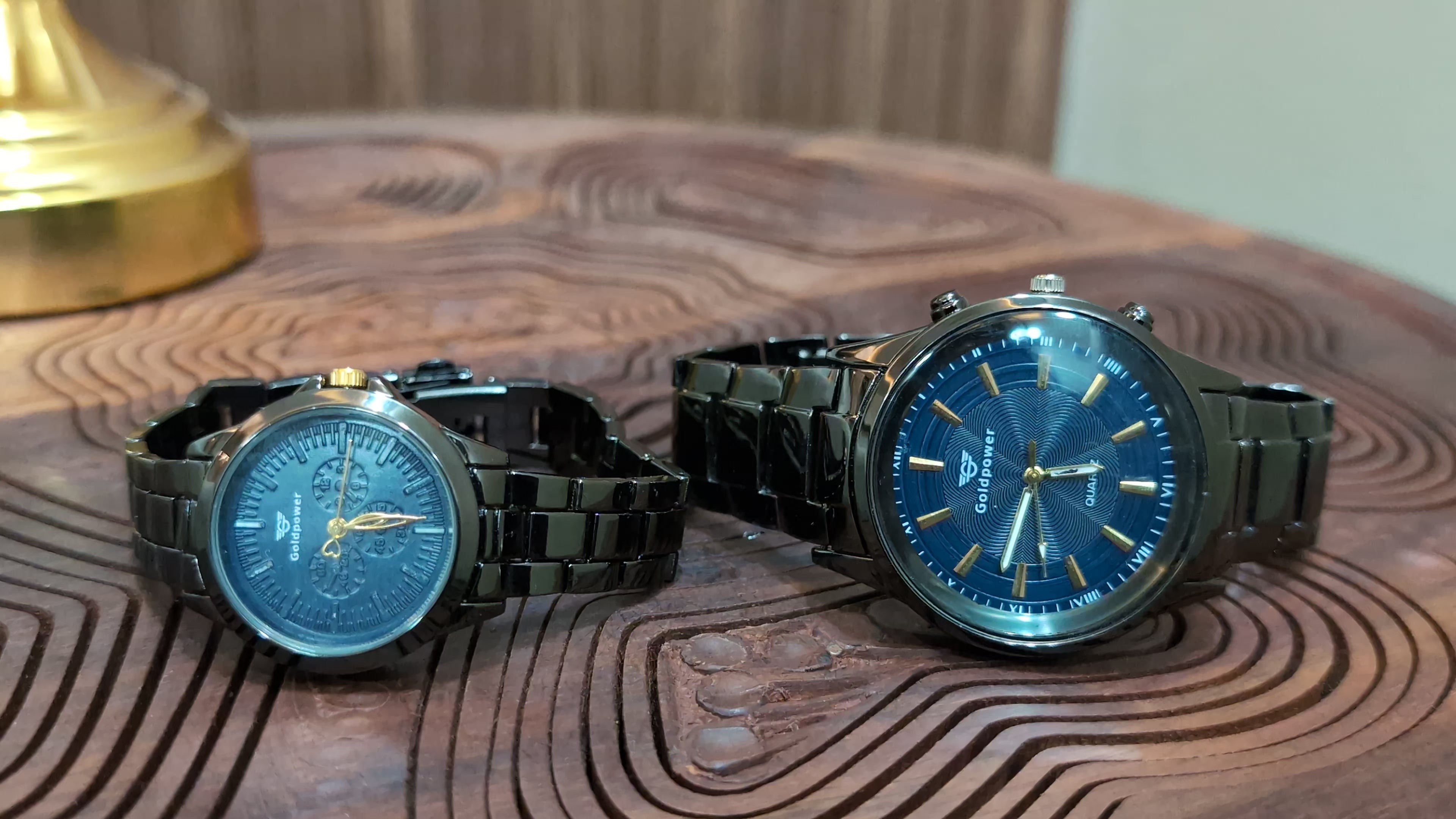 GoldenPower Eternal Blue – Couple Watches Set