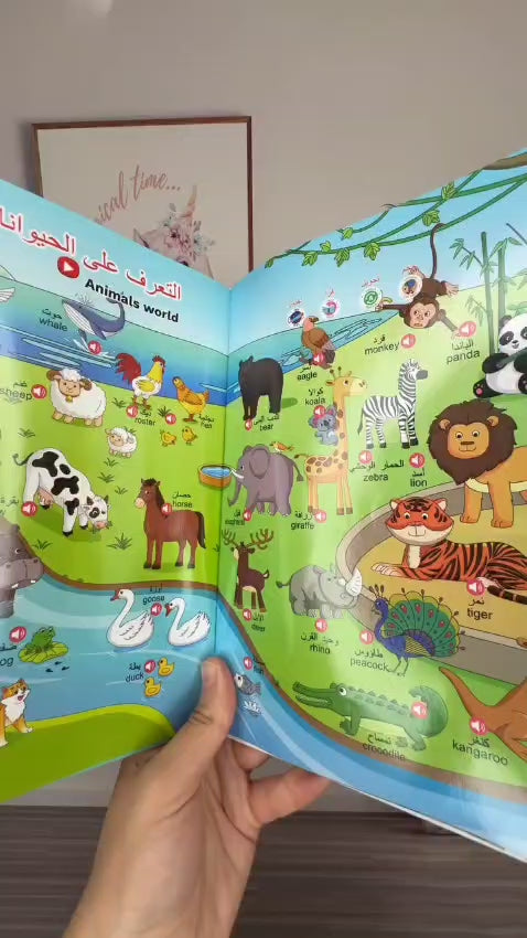 Arabic Alphabet Learning Book – Fun & Interactive Education for Kids