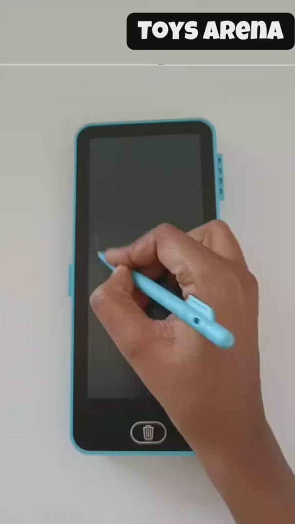 LED Drawing Pen Case Kids Pencil Box with LCD Screen