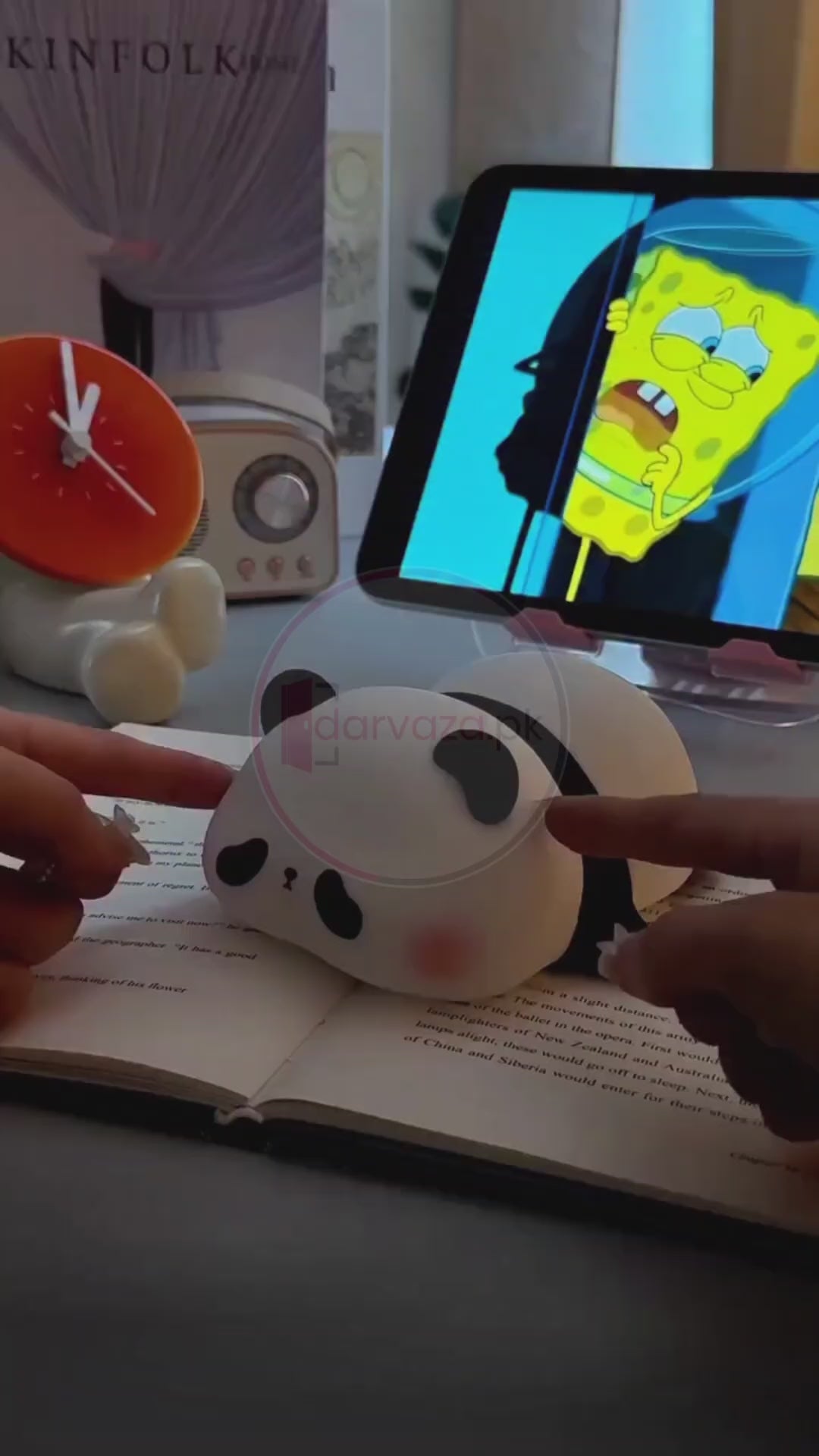 Cute Panda Squishy Animal Night Lamp