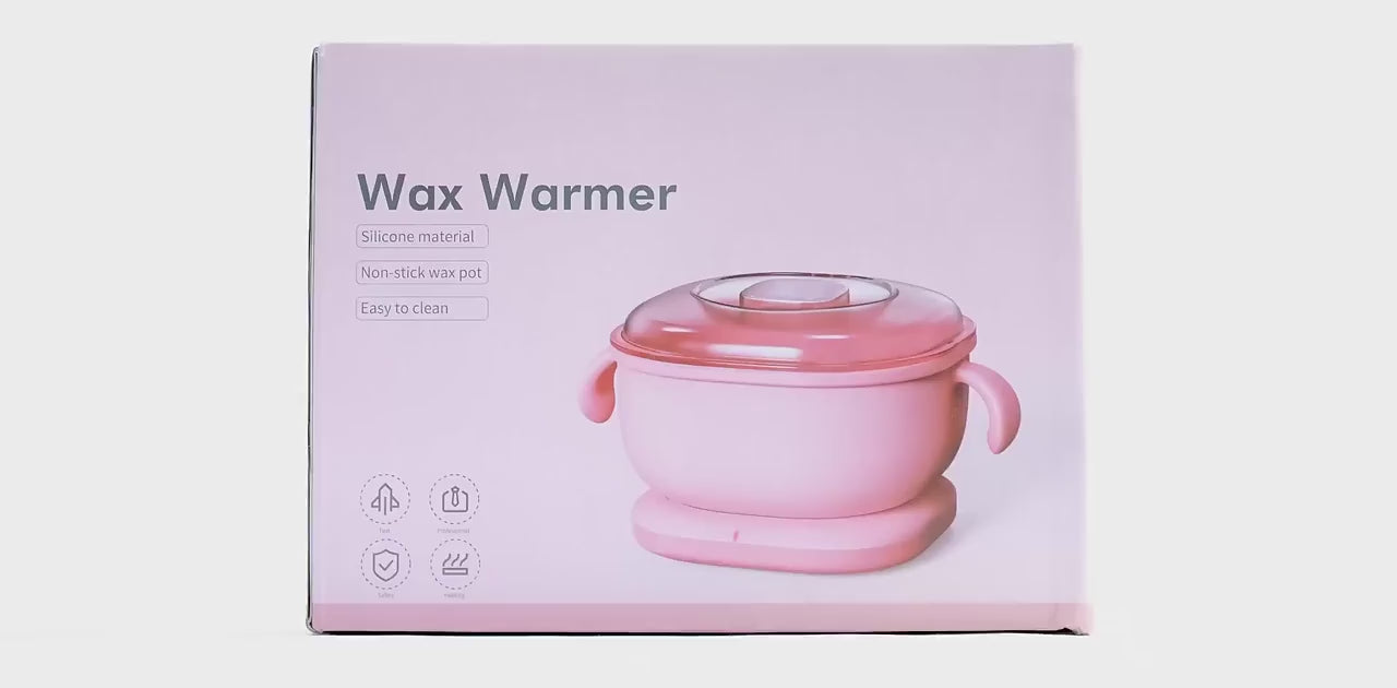 Portable and Easy To Use Electric Silicone Non-Stick Wax Warmer Heater Machine with Lid for Gentle Hair Removal For Men and Women