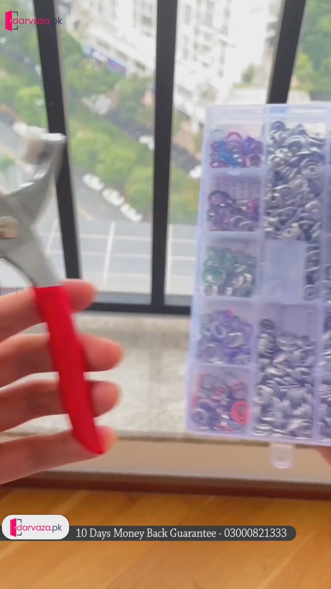 Full Body Metal Snap Button Set with Hand Pressure Plier Button Press Tool Rs 999