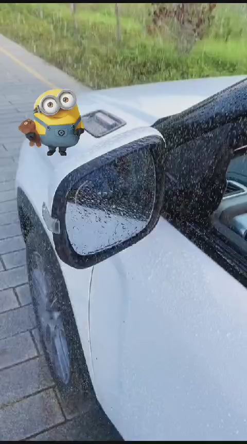 (Pack of 4) Water And Rain Proof Antilog Film For Car Mirror