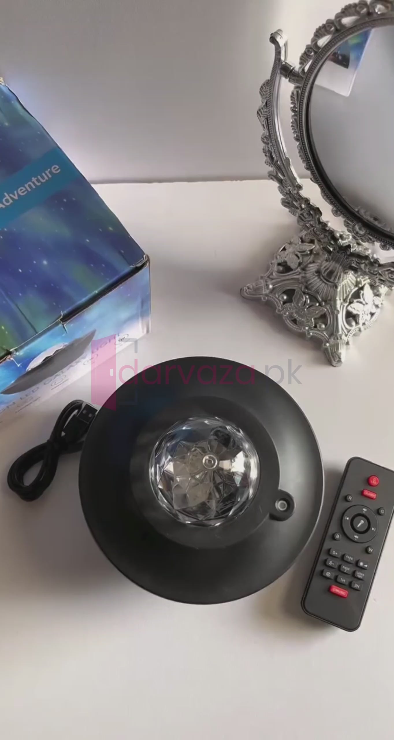 RC Starry Night Lamp Projector with Bluetooth Party Speaker
