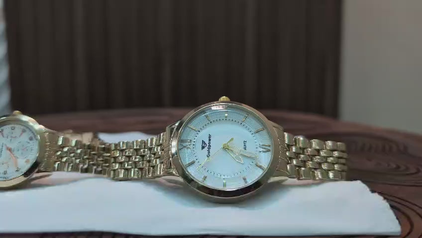 Gold NovaBond Couple Watches