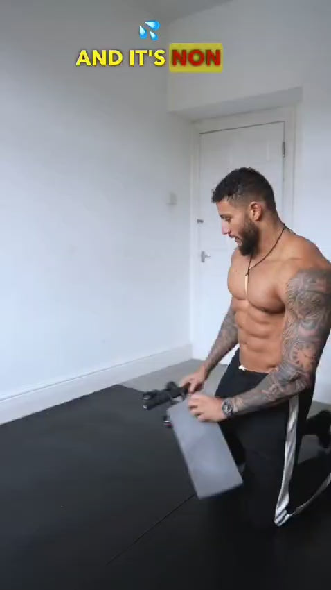 Metal 4 Wheel Abdominal Exercise Roller For Man and Woman Tool With Box