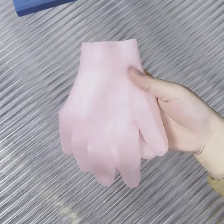 1 Pair Silicone Moisturizing Lotion Gel Gloves For Eczema and Rough Dry Skin Treatment