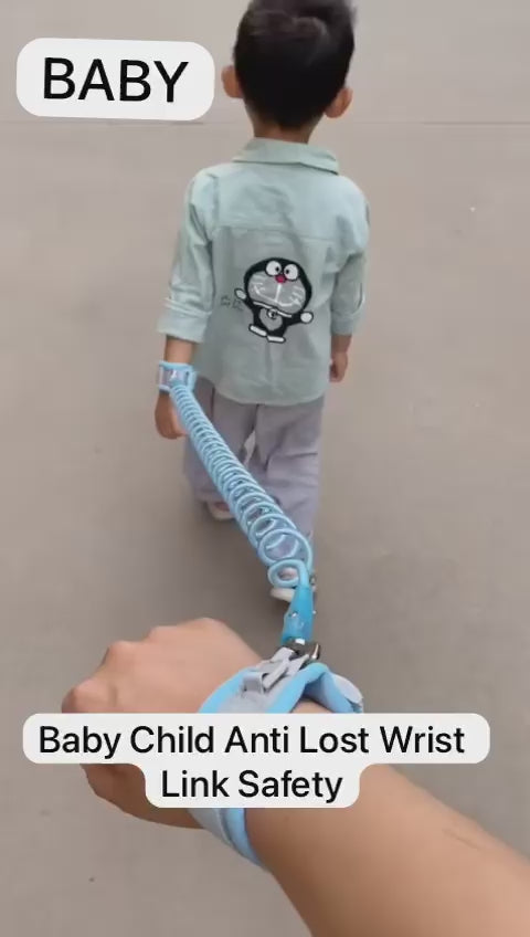 Child Safety Anti Lost Hand Belt Harness Strap Wrist Link Traction Rope for New Year Gift for Kids