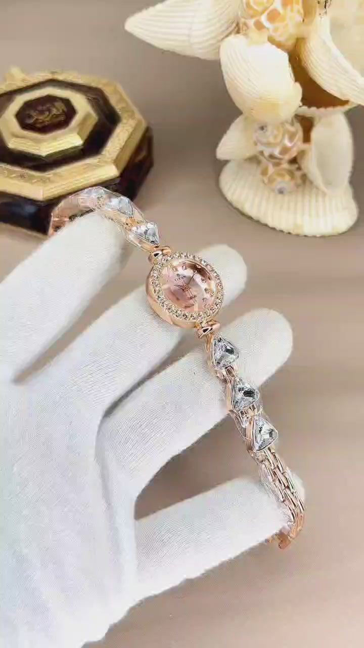 Women’s Titn Luxury Diamond Watch (Random Color Combo)