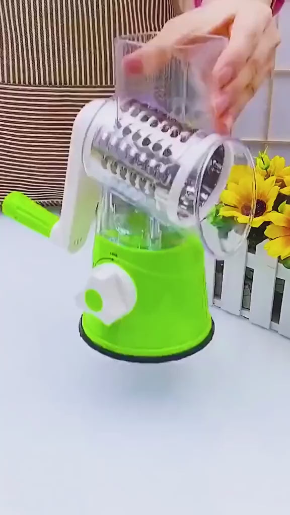 3-in-1 Vegetable Cutter, Slicer & Cheese Grater