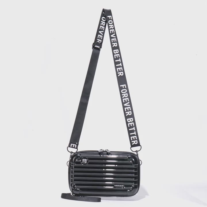 Luxury Hard Suitcase Shape Tote Handbag for Women