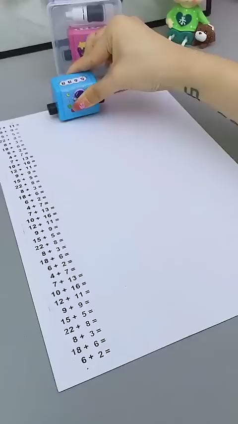 Roller Digital Teaching Stamp for Math Practice at Home and School