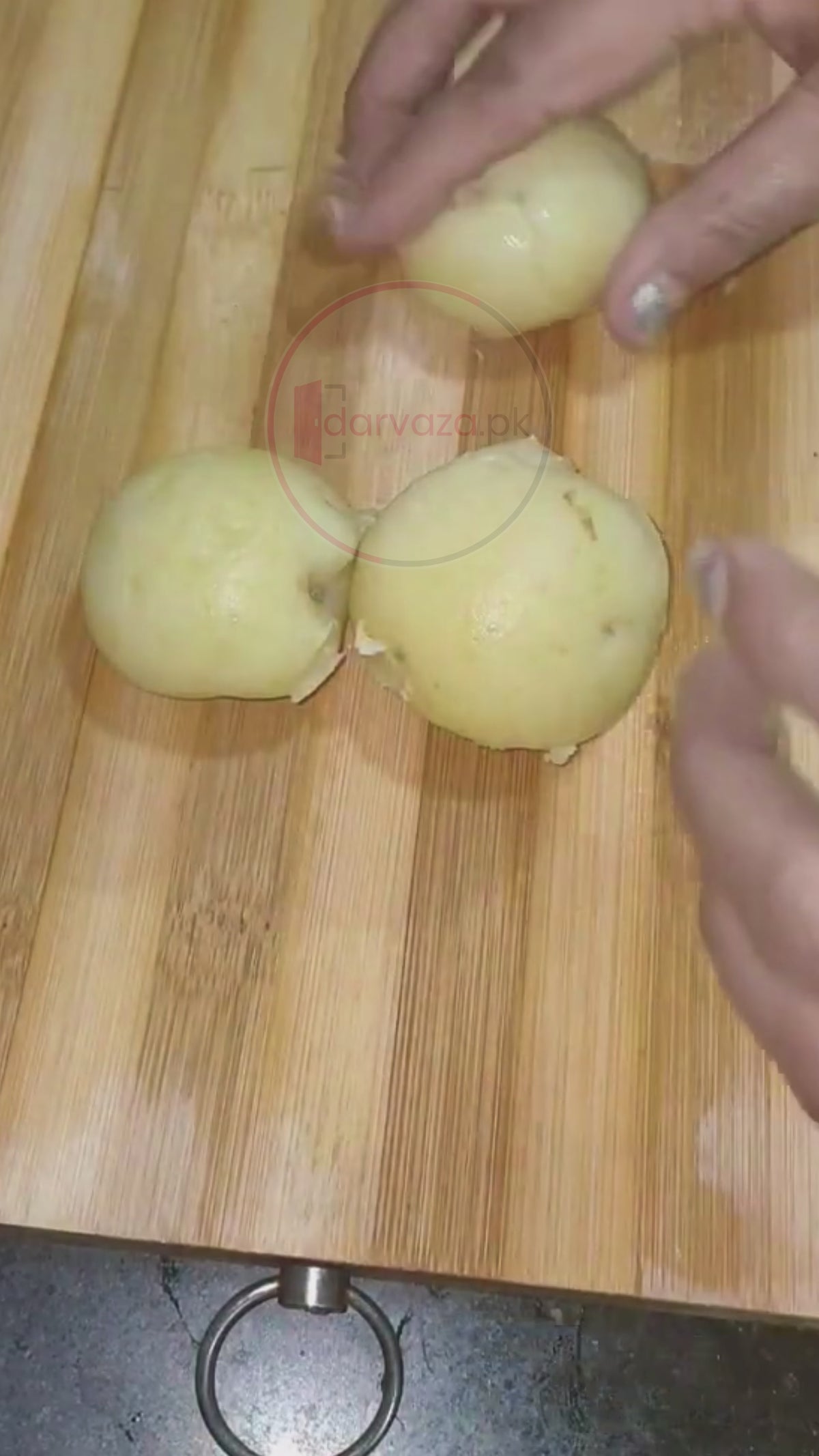 2 Hand Held Potato Masher With Handle