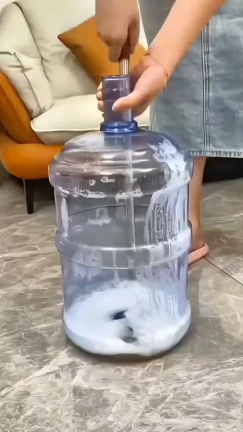 Long Bottle Brush, 3 & 5 Gallon Bottle Cleaner Brush, Bendable Replaceable Brush Head Bottle Cleaning Brush