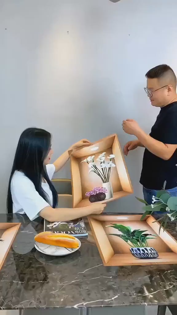 3D Plant Wall Stickers (Set of 3)