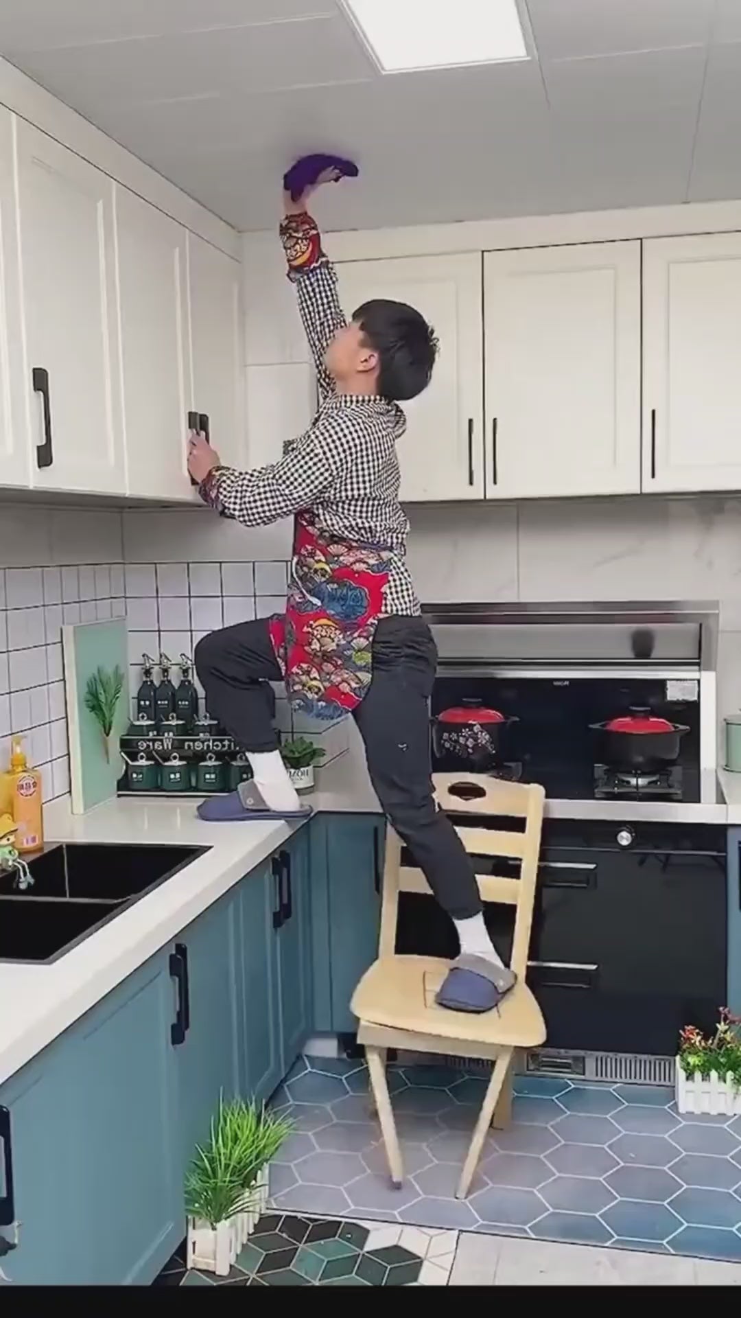 Extended Triangle Mop All 360 cleaning partner